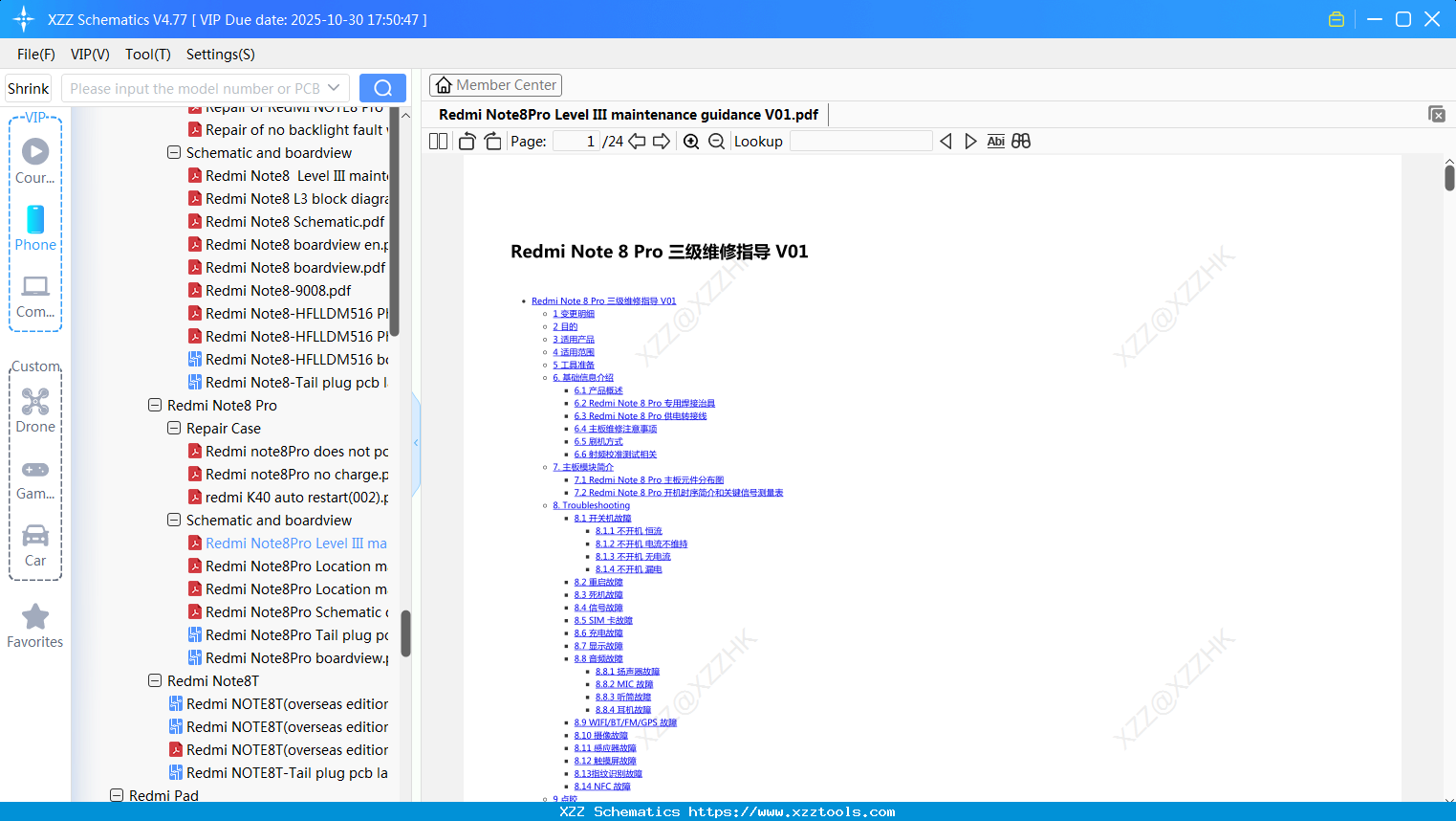 Xiaomi Redmi Note8Pro Level III Maintenance Guidance V01